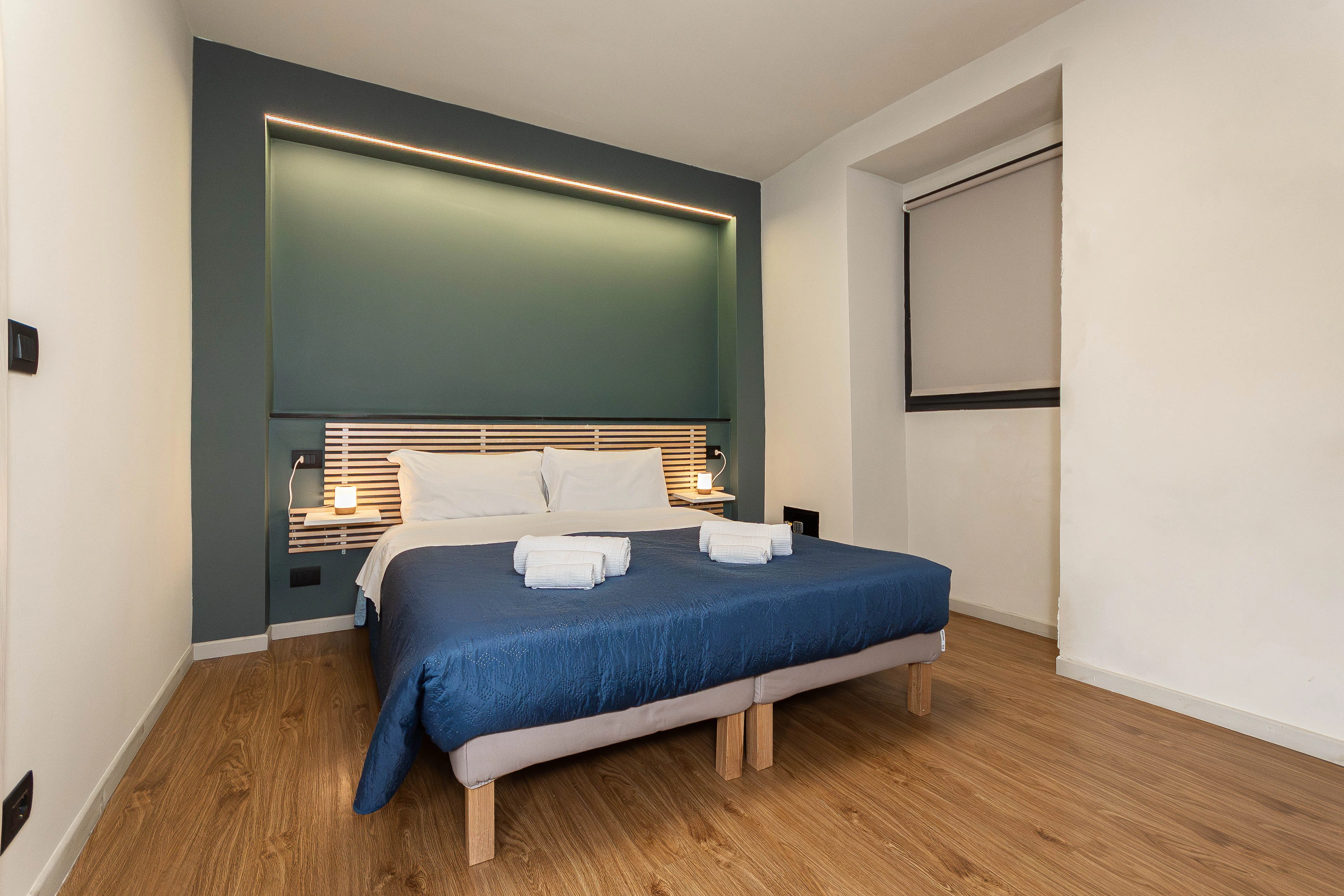 Schlafzimmer Einheit B im Family Apartment